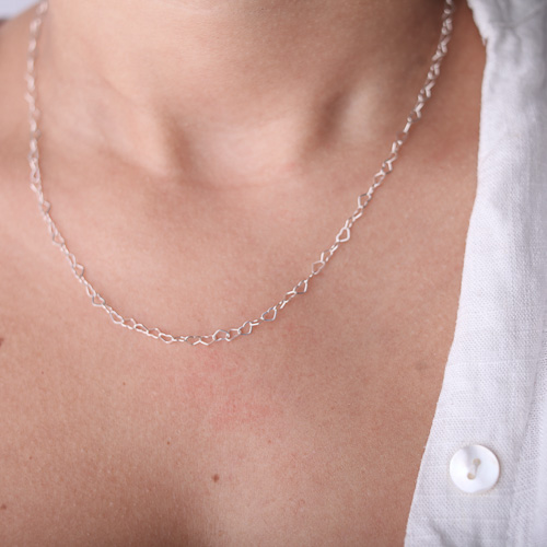 Colar Elo Corações