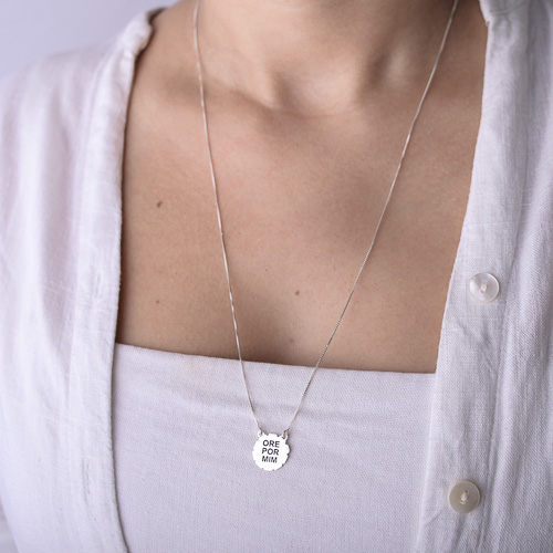 Escapulário Ore Por Mim Oro Por Você