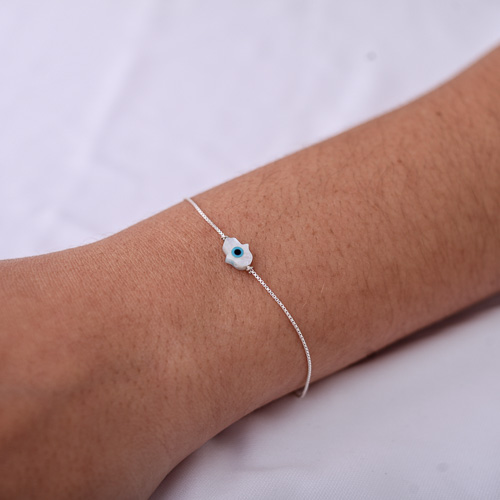 Pulseira Hamsá Olho Grego