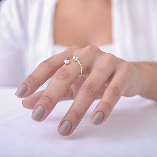 Anel Bolinhas Regulável