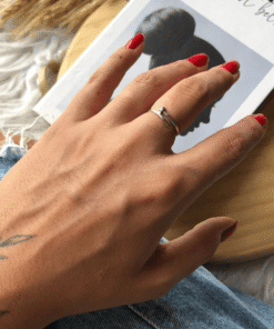 anel prego em modelo