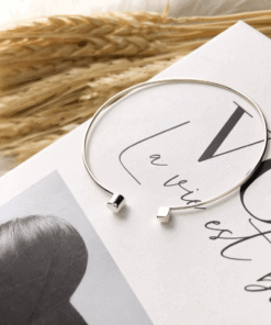 bracelete geometrico em livro