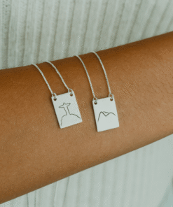 escapulario rio de janeiro placa em prata 925 em modelo