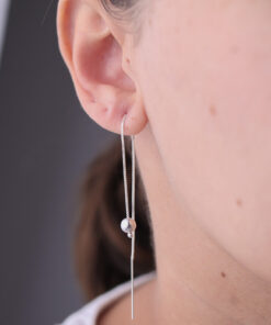 Brinco Agulha Bolinha