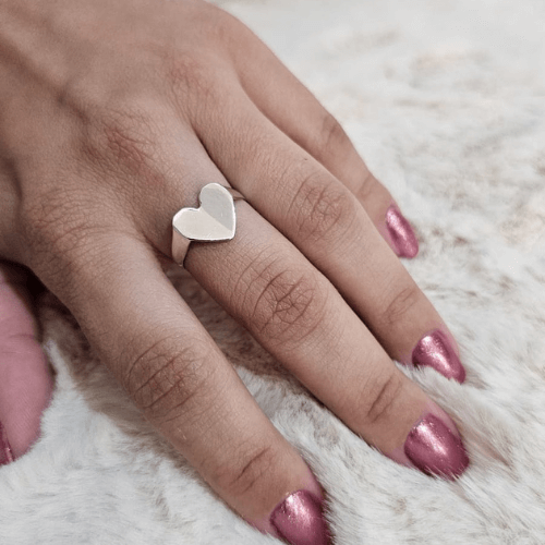 Anel Coração Origami - Imagem 4