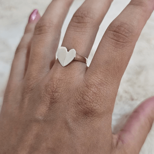 Anel Coração Origami - Imagem 3