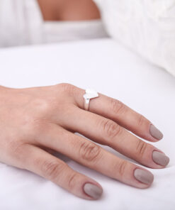 Alternative view of Anel Coração Origami