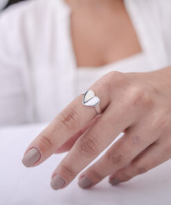 Anel Coração Origami