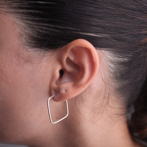 Argola Quadrada P - Imagem 2