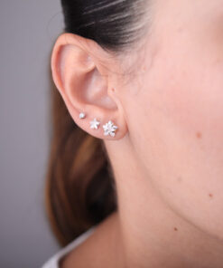 Alternative view of Brinco Trio Zircônias Estrelas