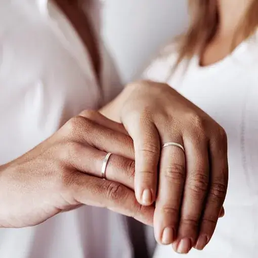 Aliança Fina Reta - Imagem 2