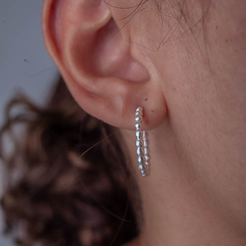 Argola Bolinhas - Imagem 2