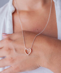 Escapulário Olho Grego e Coração