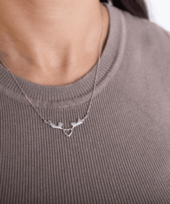 Alternative view of Colar Casal com Coração