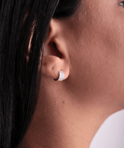 Argola Click com Zircônias