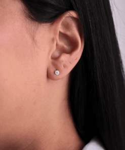 Brinco Círculo com Zircônias P
